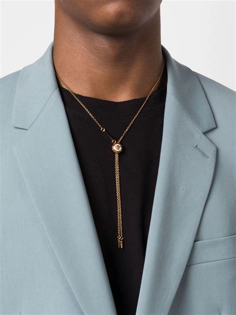 Versace Bolo Tie Necklace .